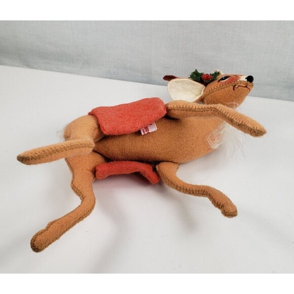 Annalee Dolls 8" Reindeer With Saddlebags Carrying Letters 1998 - Picture 13 of 16
